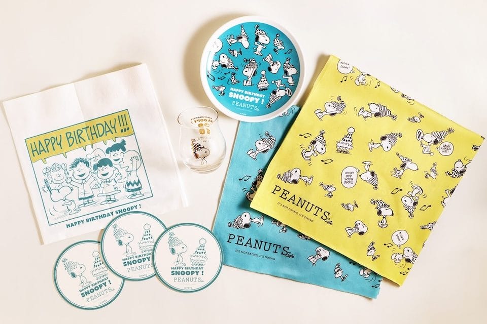 8月10日はスヌーピーのバースデー！「PEANUTS Cafe」にて“EVERYONE BRINGS SOMETHING TO THE PARTY..”をテーマにしたグッズが登場！