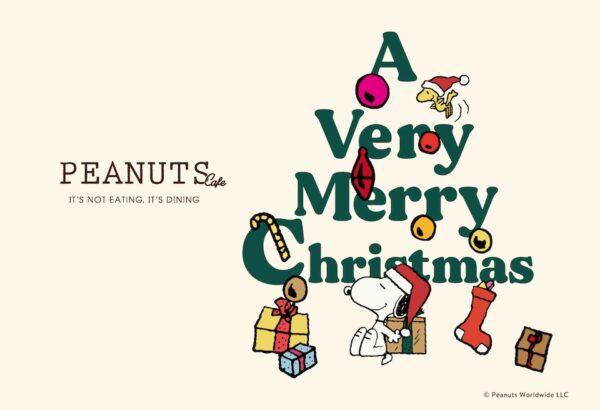 『A VERY MERRY Christmas』をコンセプトにしたクリスマスメニューが PEANUTS Cafeより登場！